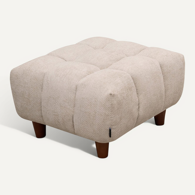 Pouf Pour Canapé Droit "matignon" - 70 X 70 X 46 Cm - Beige Pouf Pour Canapé Droit "matignon" - 70 X 70 X 46 Cm - Beige