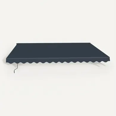 Store Banne En Aluminium "ombra 4" - 395 X 300 Cm - Gris Store Banne En Aluminium "ombra 4" - 395 X 300 Cm - Gris
