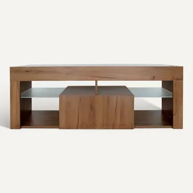 Meuble TV Design Bois "hugo" - 140 X 40 X 50 Cm - Marron Meuble TV Design Bois "hugo" - 140 X 40 X 50 Cm - Marron