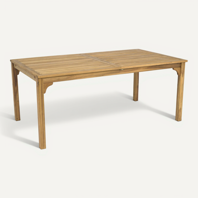 Table De Jardin Extensible En Bois 180/240 Cm "valladolid" – 6 À 10 Places - Marron