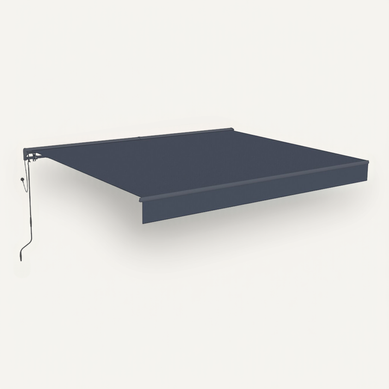 Auvent Store Banne Rétractable Motorisé En Aluminium 4 X 3 M "ombra 4" - Gris Anthracite Auvent Store Banne Rétractable Motorisé En Aluminium 4 X 3 M "ombra 4" - Gris Anthracite