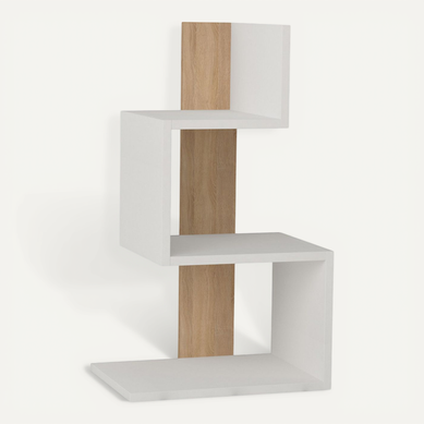 Table D'appoint En Bois "rosie" - 42 X 30 X 72 Cm - Chêne Blanc