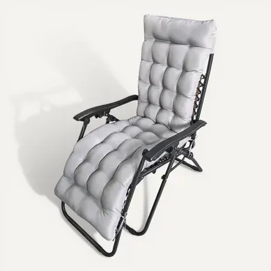 Fauteuil De Jardin Relax Zéro Gravité Avec Coussin Matelassé "sintra" - Taupe Fauteuil De Jardin Relax Zéro Gravité Avec Coussin Matelassé "sintra" - Taupe