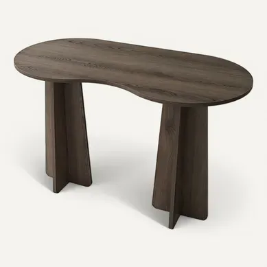 Bureau En Bois "infini" 120 X 60 X 75 Cm - Noyer Bureau En Bois "infini" 120 X 60 X 75 Cm - Noyer