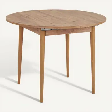 Table À Manger Extensible En Bois "viona" 100 X 100 X 75 Cm - Pin Atlantique