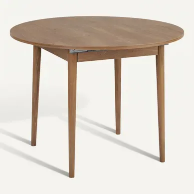 Table À Manger Extensible En Bois "viona" 100 X 100 X 75 Cm - Le Chêne De Kafka