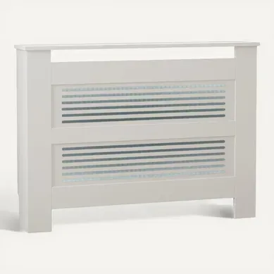 Armoire De Radiateur En Bois "termora" 112 X 19 X 82 Cm - Blanc Armoire De Radiateur En Bois "termora" 112 X 19 X 82 Cm - Blanc