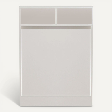 Table De Repas Pliable En Bois "bracked" - 70 X 15 X 96 Cm - Blanc