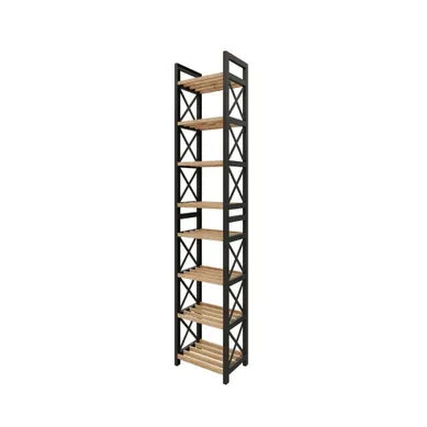 étagère Multifonctionnelle En Bois "mini" 23 X 18 X 128 Cm - Noir étagère Multifonctionnelle En Bois "mini" 23 X 18 X 128 Cm - Noir