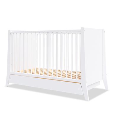 Lit Bébé évolutif Avec Tiroir Timeo 60x120 Cm (matelas Non Inclus) - Blanc Lit Bébé évolutif Avec Tiroir Timeo 60x120 Cm (matelas Non Inclus) - Blanc