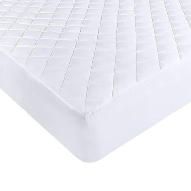 Protège Matelas 140x190 Cm Polyester Matelasse - Imperméable - Respirant Blanc Protège Matelas 140x190 Cm Polyester Matelasse - Imperméable - Respirant Blanc