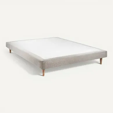 Sommier Tapissier Bouclette Beige 140x200 H29cm Sommier Tapissier Bouclette Beige 140x200 H29cm