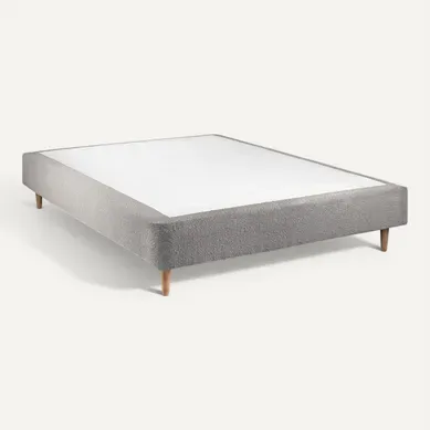 Sommier Tapissier Bouclette Gris 140x200 H35cm Sommier Tapissier Bouclette Gris 140x200 H35cm
