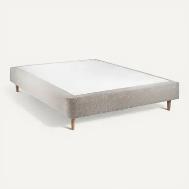 Sommier Tapissier Bouclette Beige 160x200 H35cm Sommier Tapissier Bouclette Beige 160x200 H35cm
