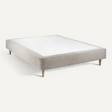 Sommier Tapissier Bouclette Beige 140x200 H35cm Sommier Tapissier Bouclette Beige 140x200 H35cm