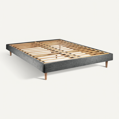 Sommier Kit Tissu Gris Anthracite 200x200 H29cm