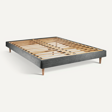 Sommier Kit Tissu Gris Anthracite 160x200 H29cm