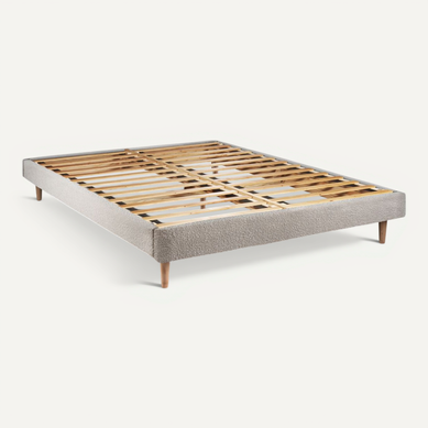 Sommier Kit Bouclette Beige 200x200 H29cm Sommier Kit Bouclette Beige 200x200 H29cm