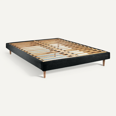 Sommier Kit Bouclette Noir 200x200 H29cm