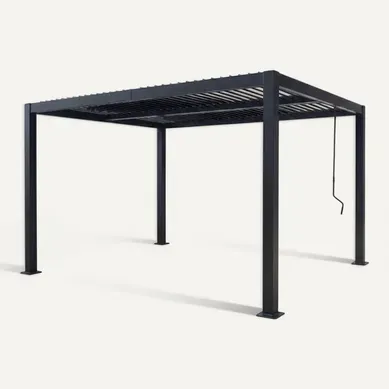 Corfu - Pergola Bioclimatique 4x3m Structure Aluminium Lames Orientables Corfu - Pergola Bioclimatique 4x3m Structure Aluminium Lames Orientables