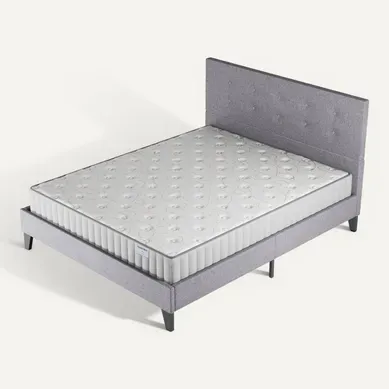 Ensemble 160x200 cm, lit avec tête de lit + matelas mousse Ép.16cm à mémoire de forme Ensemble 160x200 cm, lit avec tête de lit + matelas mousse Ép.16cm à mémoire de forme