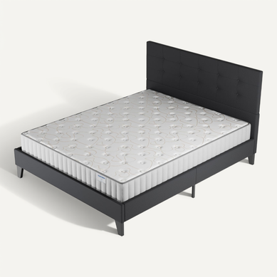 Ensemble 120x190 cm, lit avec tête de lit + matelas mousse Ép.16cm à mémoire de forme Ensemble 120x190 cm, lit avec tête de lit + matelas mousse Ép.16cm à mémoire de forme