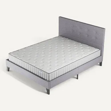 Ensemble 140x190 cm, lit avec tête de lit + matelas mousse Ép.22cm à mémoire de forme Ensemble 140x190 cm, lit avec tête de lit + matelas mousse Ép.22cm à mémoire de forme