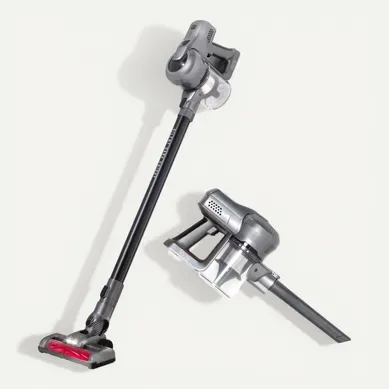 Aspirateur balai sans fil 2en1 sans sac Knight Noir Alu 12kpa Puissant Léger brosse LED - Bat-h20b