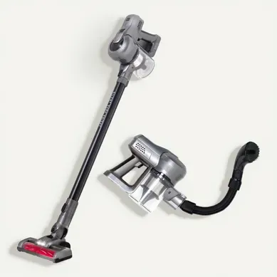 Aspirateur Balai  2 en 1  Rechargeable Animaux Silent Noir Aluminium 160w - 22.2v - Bat-h20bpet