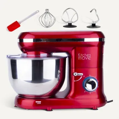 Robot Patissier Multifonction Dallas Rouge Acier 1500w