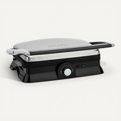 Grille-viande Electrique Plancha Grill Et Panini Noir Et Inox - Gr20 Grille-viande Electrique Plancha Grill Et Panini Noir Et Inox - Gr20
