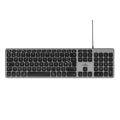 Clavier Filaire - Kb Mac - Azerty - Compatible Mac - Noir Clavier Filaire - Kb Mac - Azerty - Compatible Mac - Noir