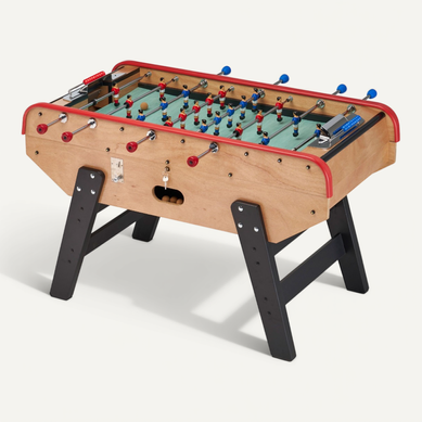Babyfoot Adulte Luxe En Bois Style Bistrot Avec Monnayeur - 30 Jetons Fournis