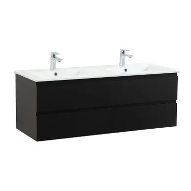 Meuble Double Vasque Sorrento Suspendu Avec Plan Céramique 120cm Meuble Double Vasque Sorrento Suspendu Avec Plan Céramique 120cm