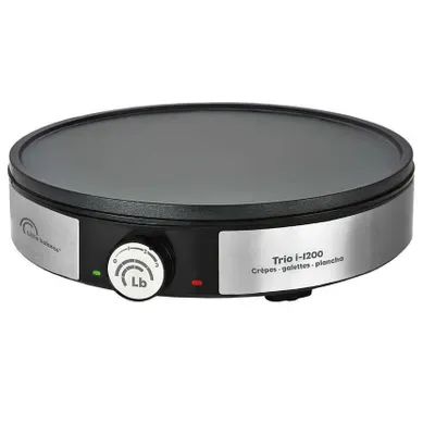 Crêpière 30cm 1200w Inox 8383 Crêpière 30cm 1200w Inox 8383