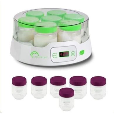 Yaourtière Digitale 7 Pots En Verre 190 Ml Avec 6 Pots Supplémentaires, Timer 14 H Yaourtière Digitale 7 Pots En Verre 190 Ml Avec 6 Pots Supplémentaires, Timer 14 H