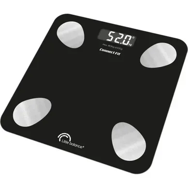 Pèse-personne - 8685 - Kit Duo Connect Fit - Impédancemètre + Corde à Sauté - 190 Kg/100 G - Noir Pèse-personne - 8685 - Kit Duo Connect Fit - Impédancemètre + Corde à Sauté - 190 Kg/100 G - Noir