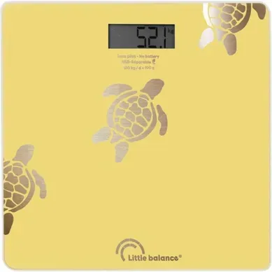 Balance Salle De Bain Digitale USB 180 Kg Tortue Métallisée Balance Salle De Bain Digitale USB 180 Kg Tortue Métallisée