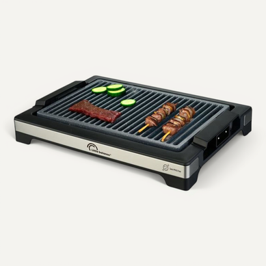 Barbecue Électrique De Table Easy 2000w – Surface 38 X 25 Cm, Inox Micro-céramique Barbecue Électrique De Table Easy 2000w – Surface 38 X 25 Cm, Inox Micro-céramique