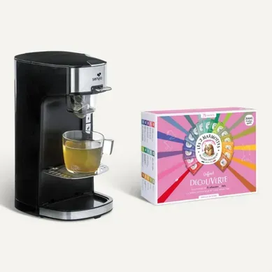 Machine à thé Tea Time + Coffret Les 2 Marmottes offert Machine à thé Tea Time + Coffret Les 2 Marmottes offert