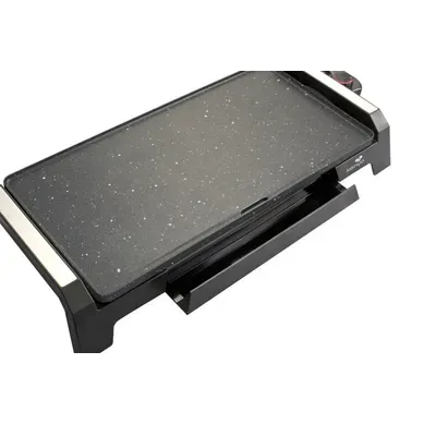 Plancha Électrique – 8 Personnes – Revêtement En Pierre Antiadhésif 2200 W – Plancha Time Plancha Électrique – 8 Personnes – Revêtement En Pierre Antiadhésif 2200 W – Plancha Time