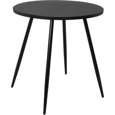 Table Ronde Saly Diamètre 80 Cm Pour Cuisine Et Petits Espaces Avec Pied Métal Noir Table Ronde Saly Diamètre 80 Cm Pour Cuisine Et Petits Espaces Avec Pied Métal Noir