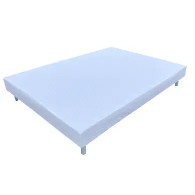Sommier Tapissier À Lattes 160x190cm Sur Pieds Pour Lit 2 Places Sommier Tapissier À Lattes 160x190cm Sur Pieds Pour Lit 2 Places