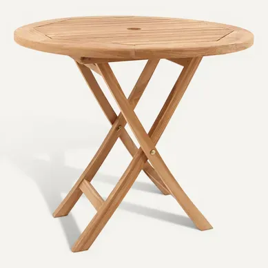 Mejia - Table Ronde Pliable 80cm Mejia - Table Ronde Pliable 80cm