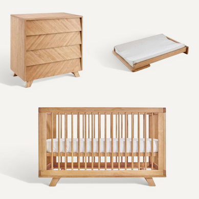 Mini Chambre Bébé Kyoto Bois Naturel 70x140 Cm Mini Chambre Bébé Kyoto Bois Naturel 70x140 Cm