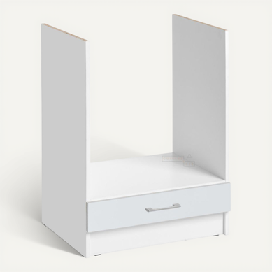 Meuble Pour Four Encastrable Eco Blanc Brillant L 60 Cm