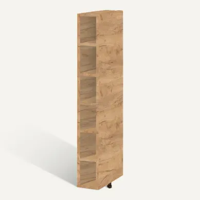Colonne De Cuisine étagère Ouverte Bellissi Chene L 20 Cm