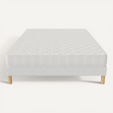 Ensemble Matelas Mousse CONFORT+ Et Sommier 140x190 cm Epaisseur 17 cm Ensemble Matelas Mousse CONFORT+ Et Sommier 140x190 cm Epaisseur 17 cm