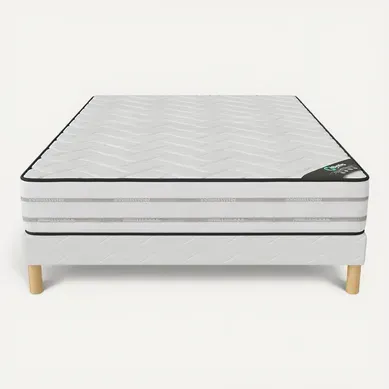 Ensemble Matelas Mousse Memoryfoam + Sommier 200x200 Hauteur 25cm Ensemble Matelas Mousse Memoryfoam + Sommier 200x200 Hauteur 25cm
