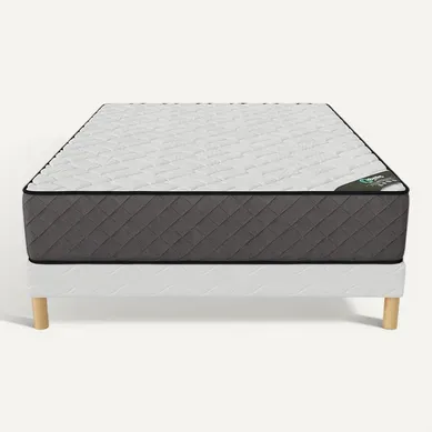 Ensemble Matelas Mousse Hôtel Confort + Sommier 200x200 Hauteur 30cm Ensemble Matelas Mousse Hôtel Confort + Sommier 200x200 Hauteur 30cm